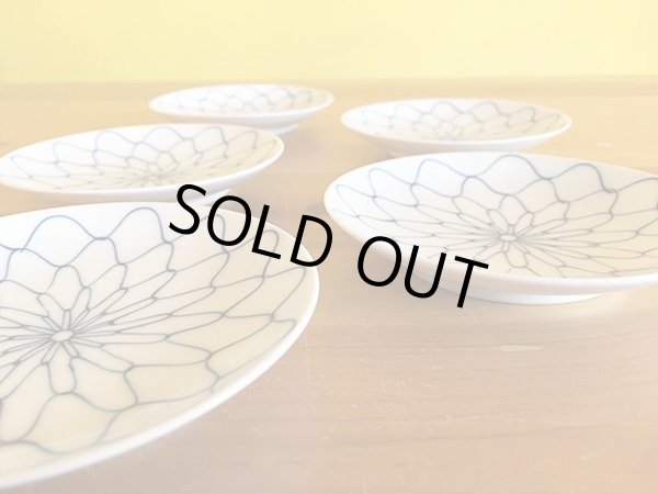 画像2: ヴィンテージ 波佐見焼 網目 小皿 (2)