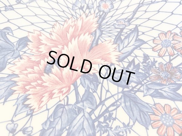 画像4: ヴィンテージ 菓子皿φ15.5  網目と花 (4)