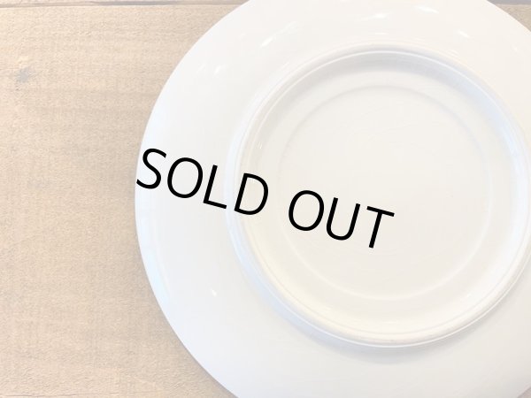 画像6: ヴィンテージ 菓子皿φ15.5  網目と花 (6)