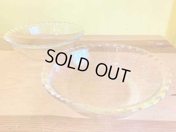 画像4: ヴィンテージ PYREX 岩城硝子 耐熱ふち飾り深皿 φ17.5cm (4)
