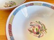 画像3: ヴィンテージ 中華 拉麺丼 19cm 三色雷文と鳳凰 (3)