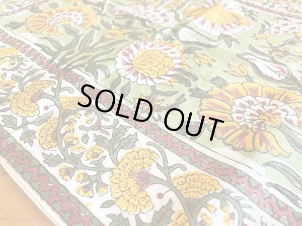 画像5: 【再入荷】インド ブロックプリント ランチマット マリーゴールド (5)