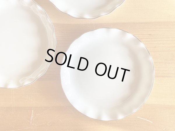 画像2: ヴィンテージ たち吉 フリルプレート φ14cm (2)