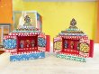 画像1: 【再入荷】インド ジャガンナート オリッサ神 ミニ祭壇 (1)