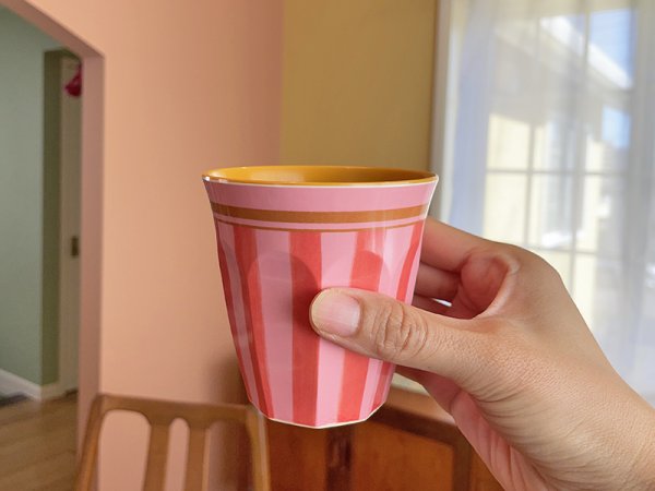 画像4: Rice社 プリントメラミンカップ オーガニックストライプ (4)